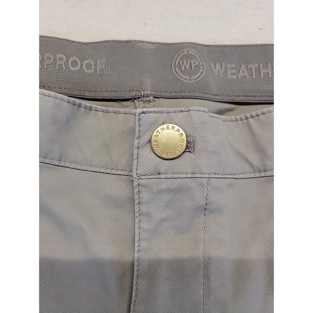 Weatherproof Men's WP Outdoor Pants 42W 30L Gray Stretch Hiking Work Wear